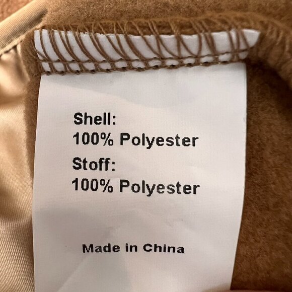 Xeoxarel Vest Womens Size Small Camel Brown Six Pocket Fleece Casual Comfy - Picture 12 of 14